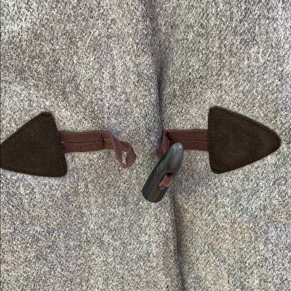 Old Navy Grey Duffel Coat, Heavy Warm Coat, Winter Duffel Coat, Long Coat - Picture 7 of 16